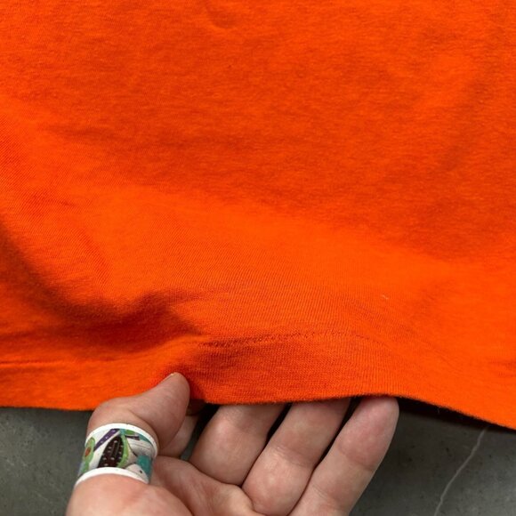 70s Vintage Frog Graphic Tee Mens Large Animals Nature Ribet Lilypad Reptiles - Picture 5 of 9